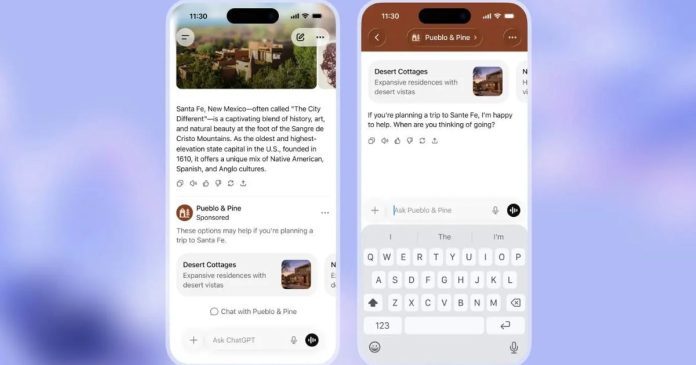 Το ChatGPT «μολύνεται» με διαφημίσεις στα πακέτα Free και Go