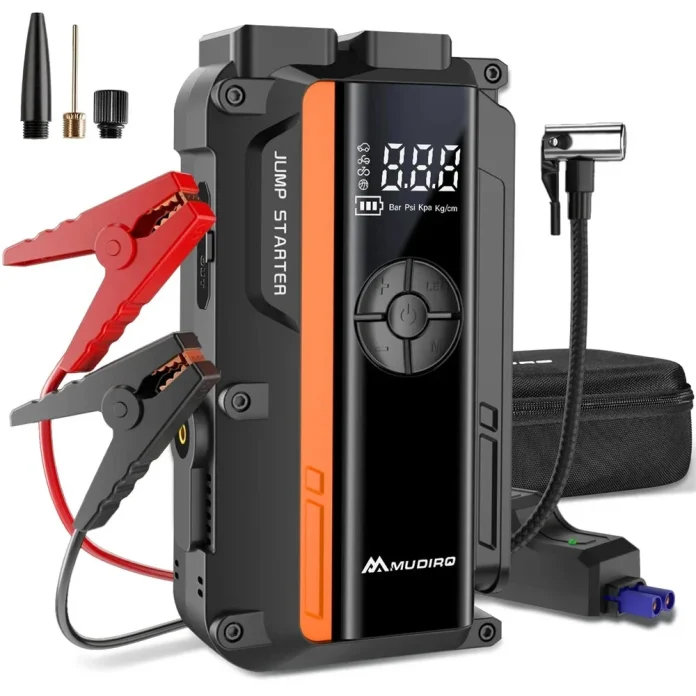 Mudiro M-JA1 : Εκκινητής αυτοκινήτου με αεροσυμπιεστή και 4000A ισχύ για κάθε ανάγκη στο δρόμο