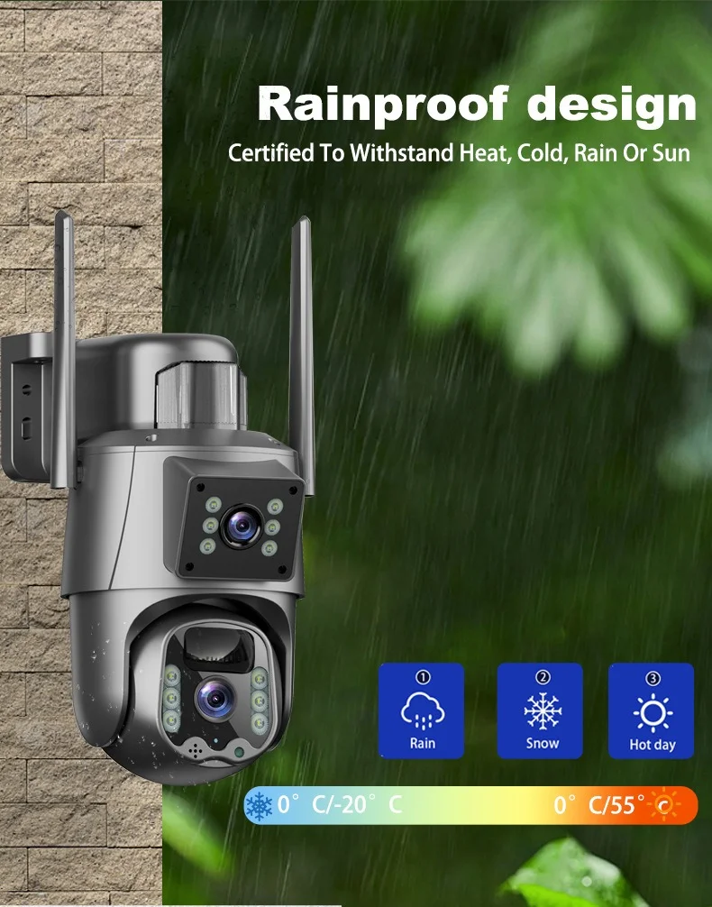 [#Ιστορικό_Χαμηλό] Guudgo 6MP Dual Lens Solar Camera : Εξωτερική ασφάλεια χωρίς ρεύμα και χωρίς καλώδια