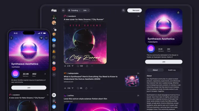Η Digg λανσάρει το νέο της αντίπαλο Reddit στο κοινό
