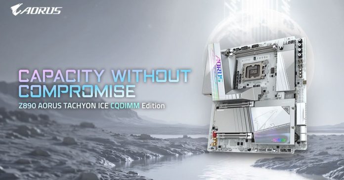 Η GIGABYTE παρουσίασε την πρώτη DDR5-7200 στον κόσμο με πλήρη χωρητικότητα 256 GB και CQDIMM