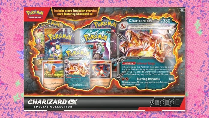 Καλύτερη προσφορά Pokémon TCG: 9 $ έκπτωση από τη Charizard ex Special Collection