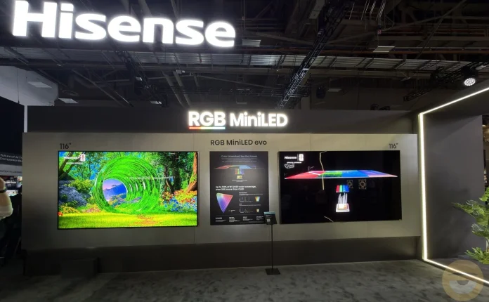 RGB MiniLED Evo: η Hisense εξελίσσει τη MiniLED τεχνολογία στη νέα 116UXS -