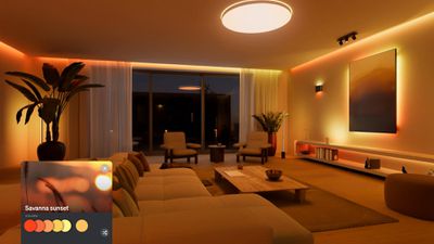 CES 2026: Philips Hue Line Λάβετε νέες σκηνές SpatialAware, Κάμερες Hue Κερδίζουν υποστήριξη HomeKit πρωτότυπο ηλιοβασίλεμα της σαβάνας