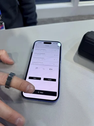 Η δυνατότητα μετάφρασης στην εφαρμογή even realities