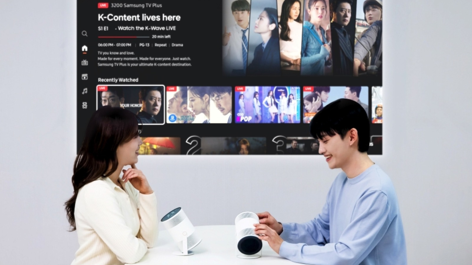 Ο νέος φορητός προβολέας της Samsung με τεχνητή νοημοσύνη έρχεται για την τηλεόρασή σας