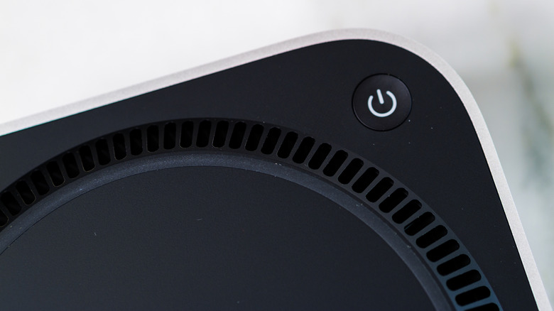 Κουμπί λειτουργίας Apple Mac mini