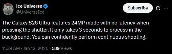 Samsung Galaxy S26 Ultra