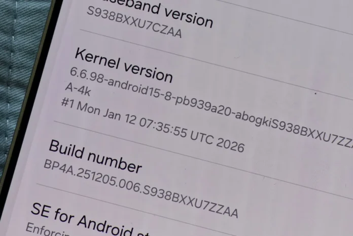 Samsung Galaxy smartphones: Kernel upgrade 2026