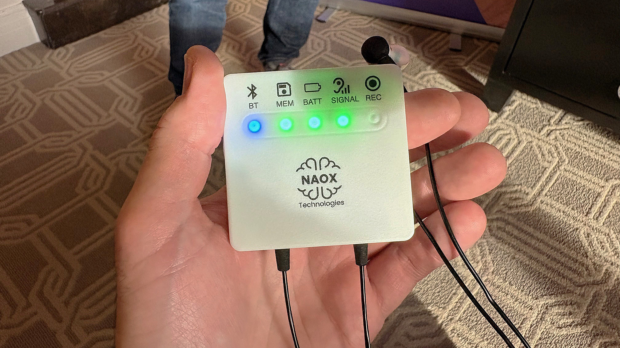 Κοντινό πλάνο του Naox Link στην CES 2026