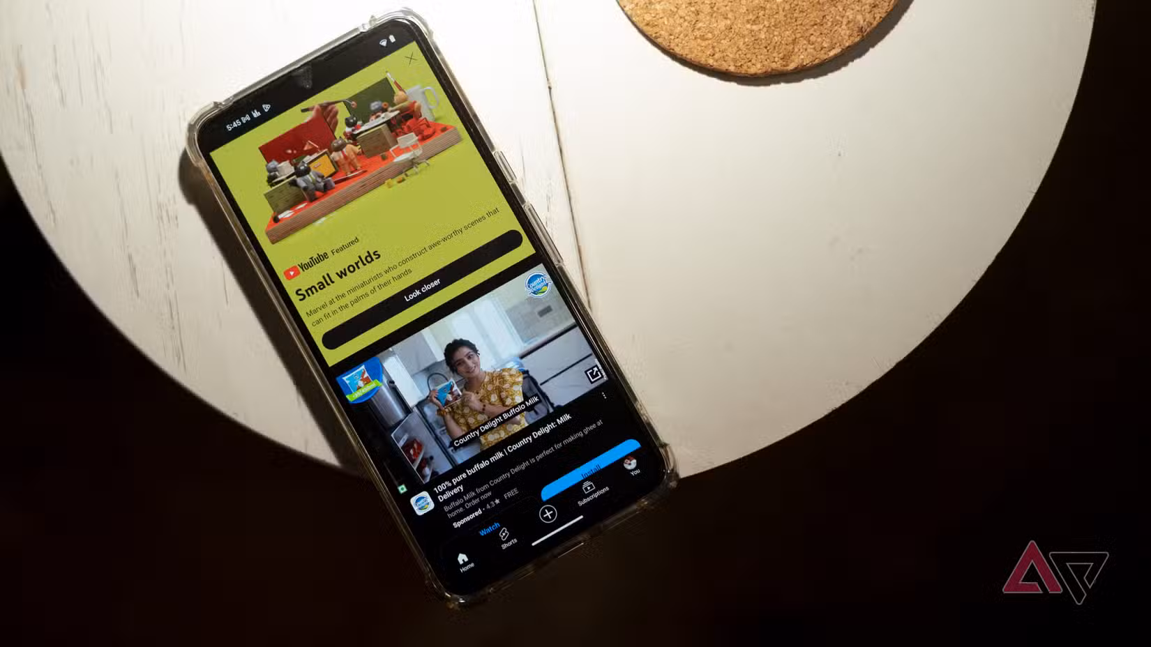 Διαφημίσεις στην αρχική ροή του YouTube