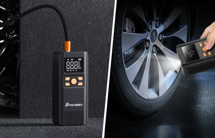 POPDEER PD AP1: ασύρματος συμπιεστής στα 150PSI με μπαταρία 5000 mAh μόνο 17€!