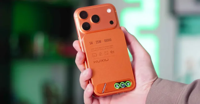 Hands-on: Η μπαταρία S4 MagSafe του Kuxiu είναι πιο λεπτή και προσθέτει μια έξυπνη οθόνη σε πραγματικό χρόνο