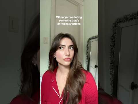 When you're dating someone that's chronically offline #shorts thumbnail