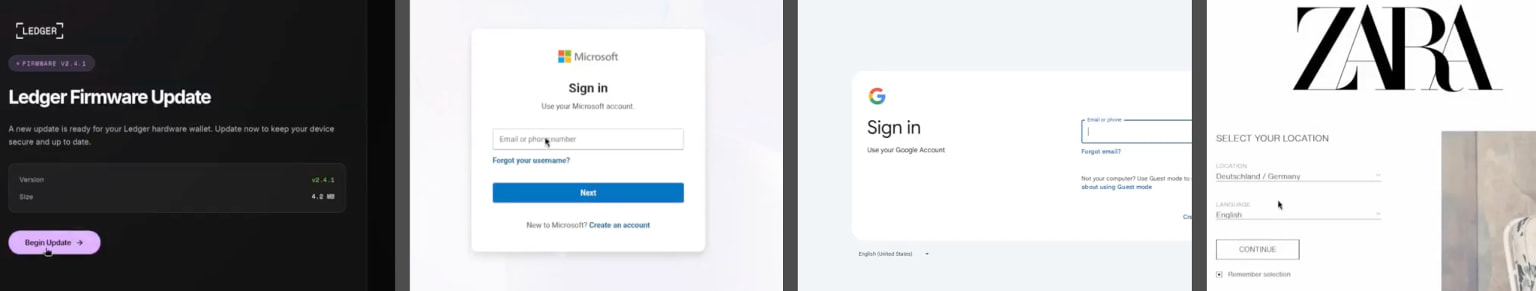 Δείγμα των προσφερόμενων προτύπων