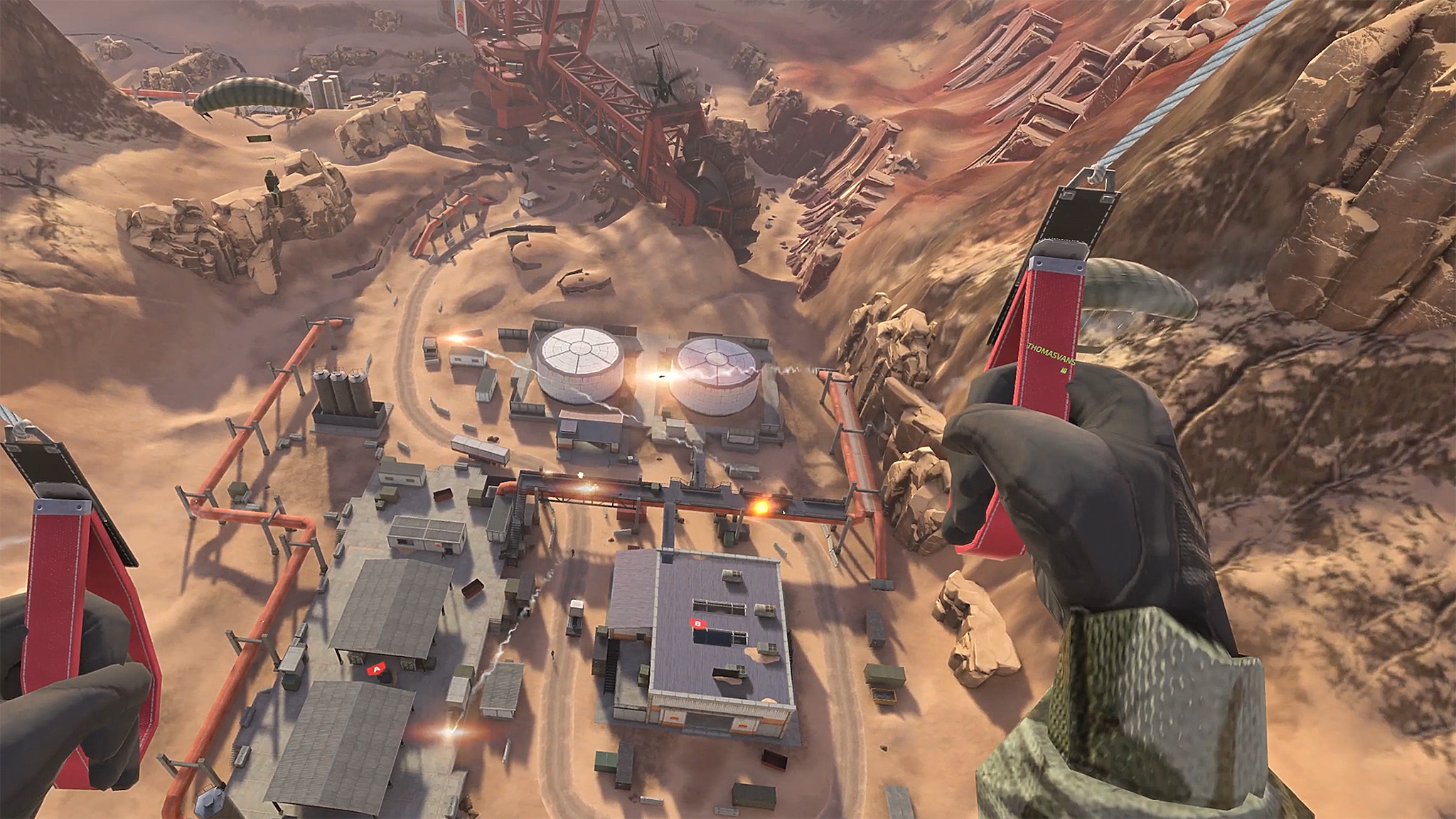 Ένα επίσημο στιγμιότυπο οθόνης του Forefront στο Meta Quest 3