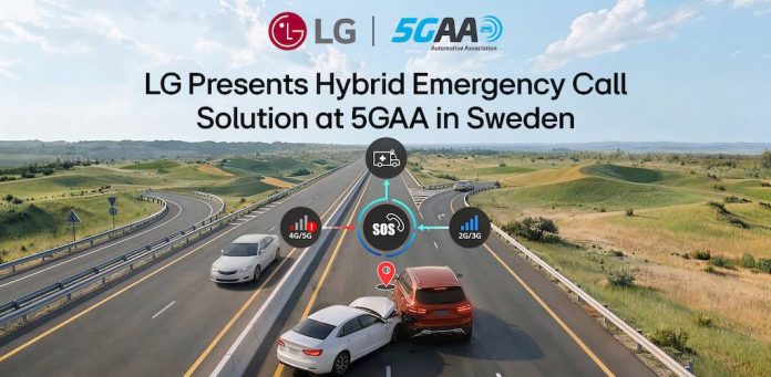 Δελτίο Τύπου - Η LG Electronics παρουσιάζει υβριδική λύση κλήσης έκτακτης ανάγκης στην 5GAA