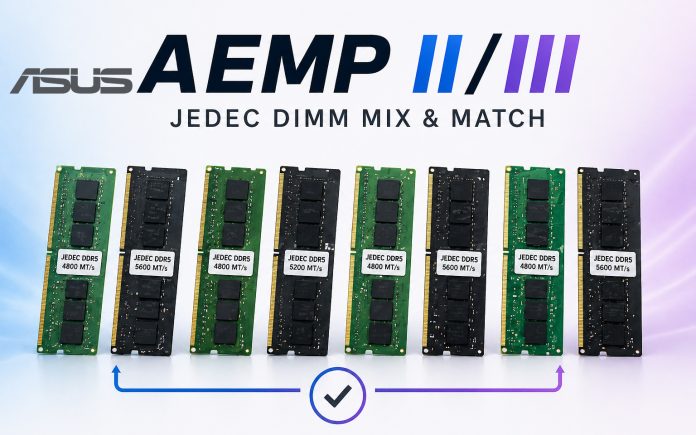 Η ASUS λύνει το πρόβλημα με την ανάμειξη JEDEC στις Intel Z890 & B860, επιτρέποντας στους χρήστες να ζευγαρώνουν ασυμβίβαστα ραβδιά DDR5 καθώς οι τιμές RAM αυξάνονται
