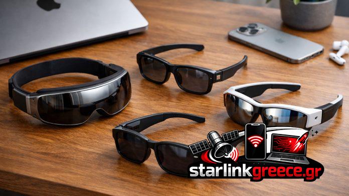 Η Apple εξετάζει τέσσερις σχεδιαστικές επιλογές για γυαλιά AR