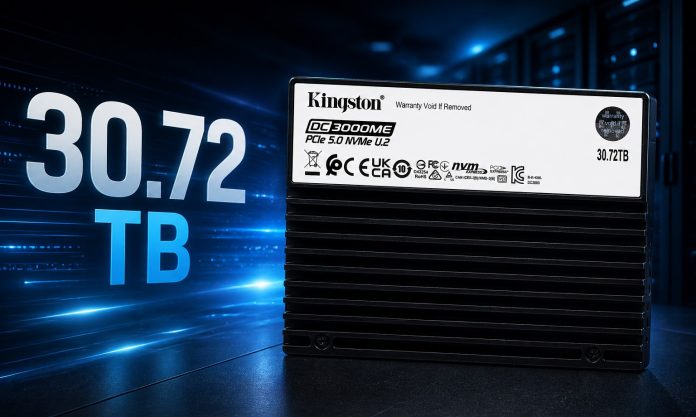 Kingston Pushes Enterprise Storage Ceiling With 30,72 TB Gen 5.0 SSD with 14 GB/s as AI Data Centers Scale
