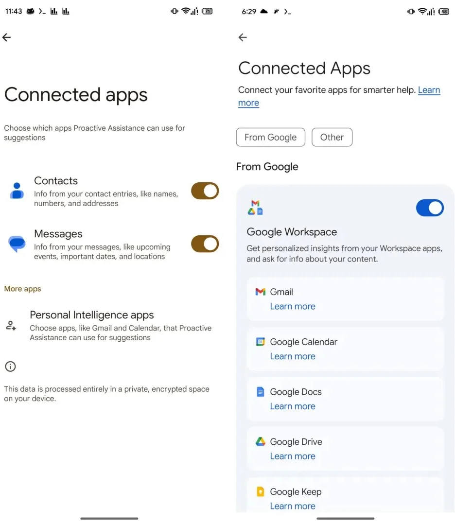 Διαρροή υπηρεσιών συμβατών εφαρμογών προληπτικής βοήθειας google gemini