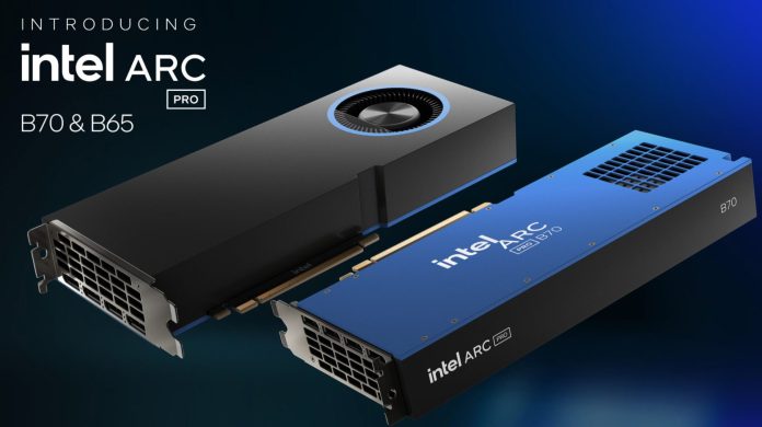 Αποκαλύψεις: Intel Arc Pro B70 Quad-GPU και κατανάλωση 720W!