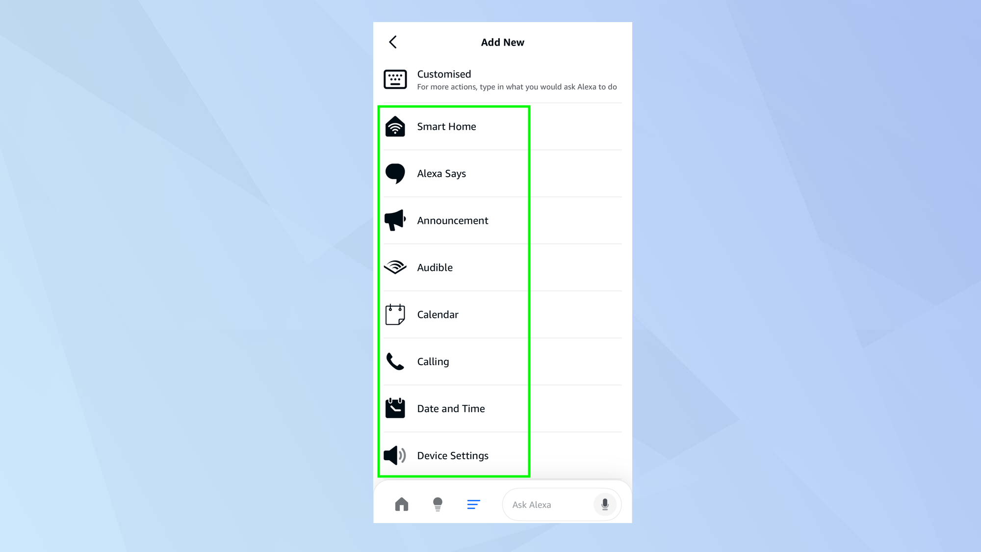 Δημιουργήστε ρουτίνες Alexa που ενεργοποιούνται από τη συσκευή σας Ring