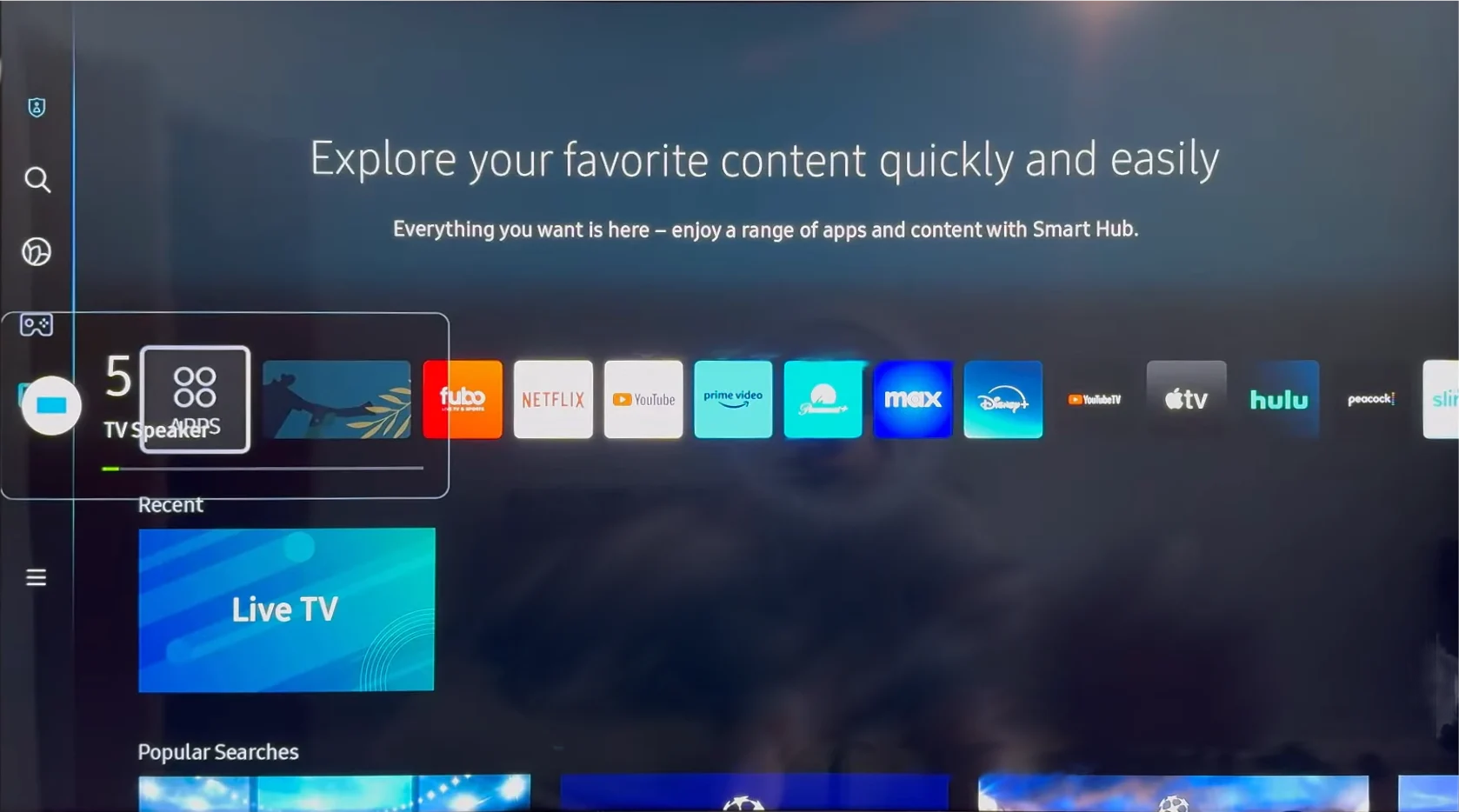 Τηλεόραση samsung volume tizen os 8