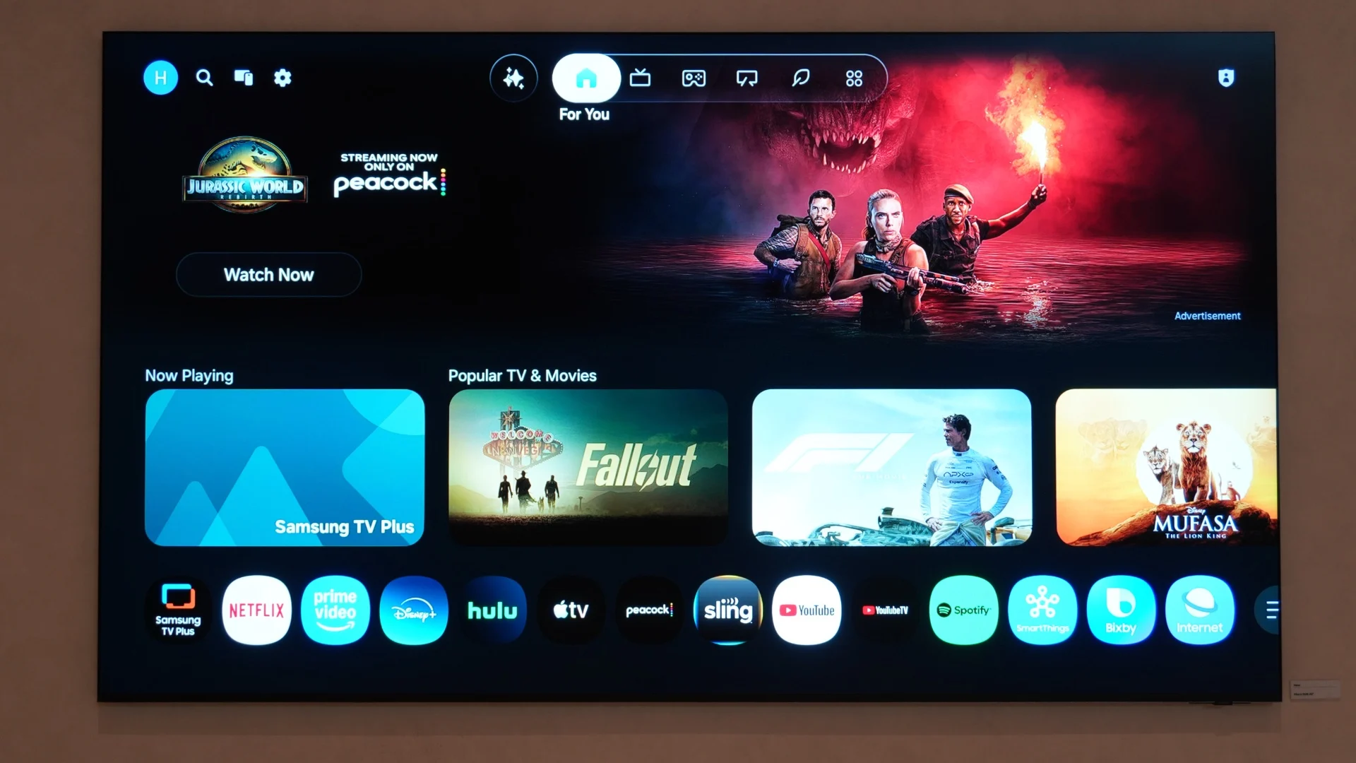 Αρχική οθόνη samsung tizen os 10 ces 2026