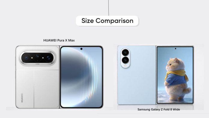 Huawei Pura X Max vs Galaxy Z Fold 8: Ο πόλεμος μεγεθών δείχνει πραγματικά ευρεία αναδίπλωση