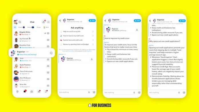 Το Snap λανσάρει διαφημίσεις AI Chatbot μέσα σε απευθείας μηνύματα Το Snap λανσάρει διαφημίσεις AI Chatbot μέσα σε απευθείας μηνύματα