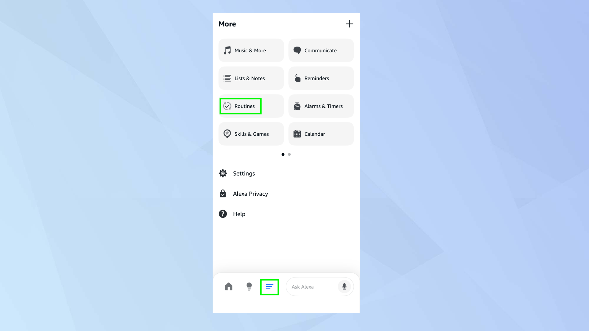 Δημιουργήστε ρουτίνες Alexa που ενεργοποιούνται από τη συσκευή σας Ring