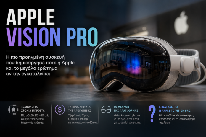 Apple Vision Pro: Η πιο προηγμένη συσκευή που δημιούργησε ποτέ η Apple και το μεγάλο ερώτημα αν την εγκαταλείπει