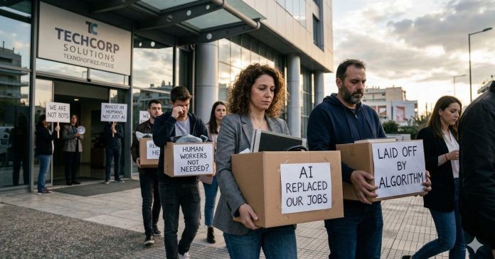 «Ανατροπή: 78.000 απολύσεις στην τεχνολογία το 2026 – η AI φταίει!»