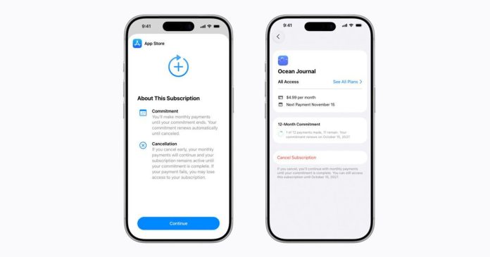 Νέο μοντέλο συνδρομών στο App Store: Ετήσια δέσμευση, πληρωμή με τον μήνα