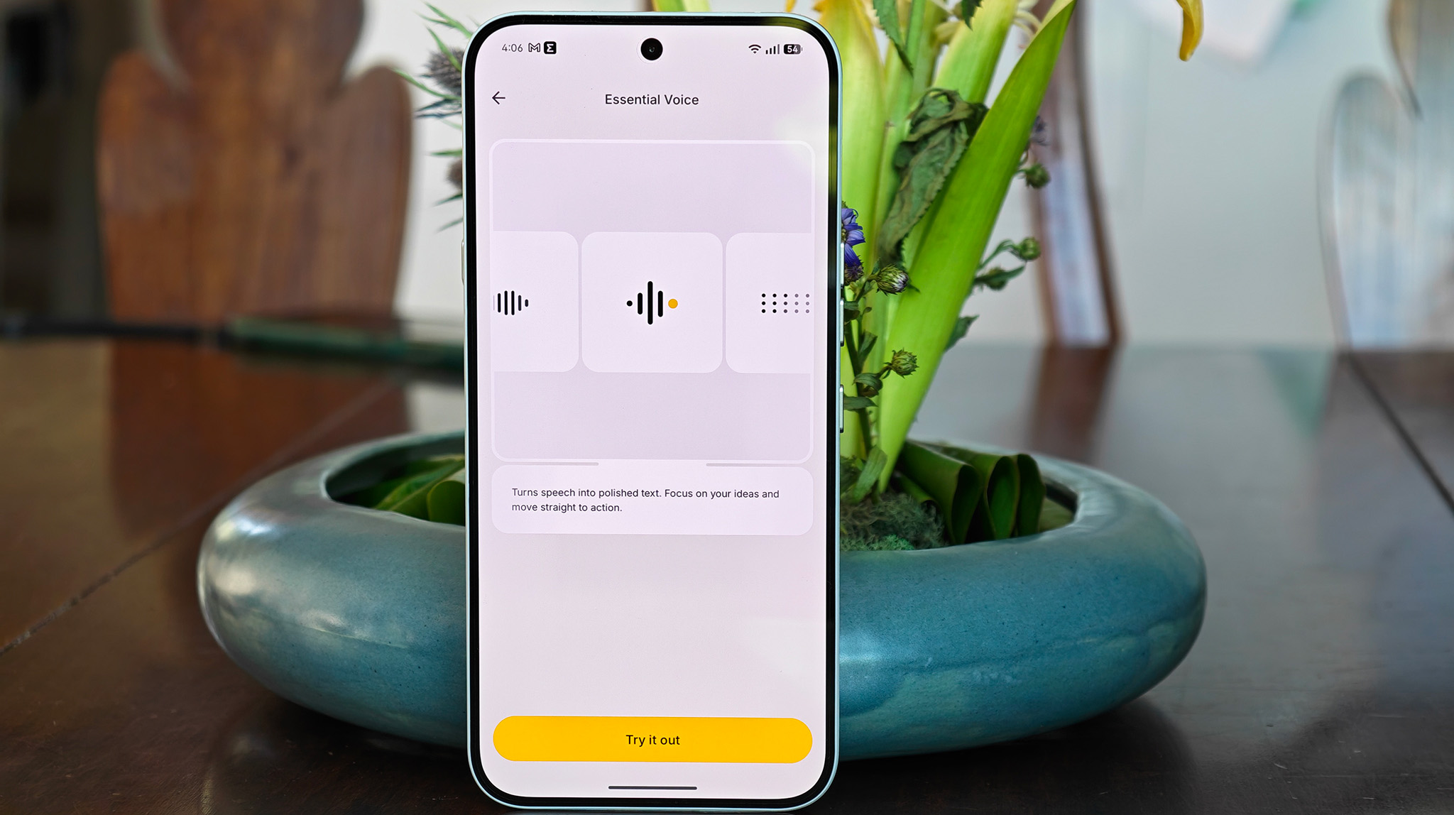 Essential Voice στο Nothing Phone 4a Pro