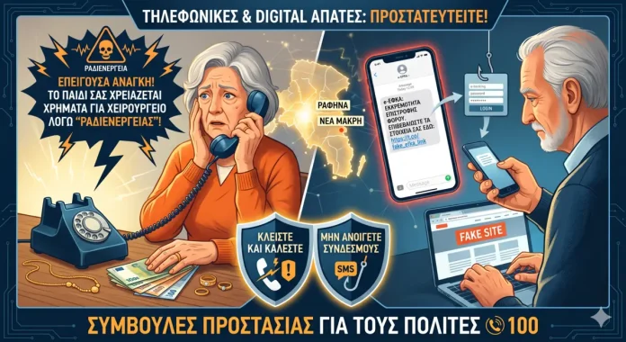 Τηλεφωνικές Απάτες: Νέες Μέθοδοι σε Ραφήνα & Νέα Μάκρη