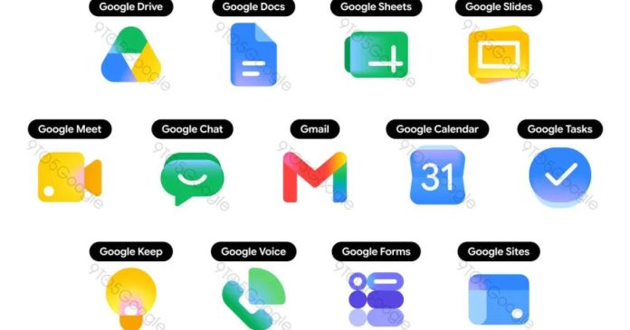 Η Google ανανεώνει τα εικονίδια των Gmail, Docs και Drive για να ξεχωρίζουν πιο εύκολα