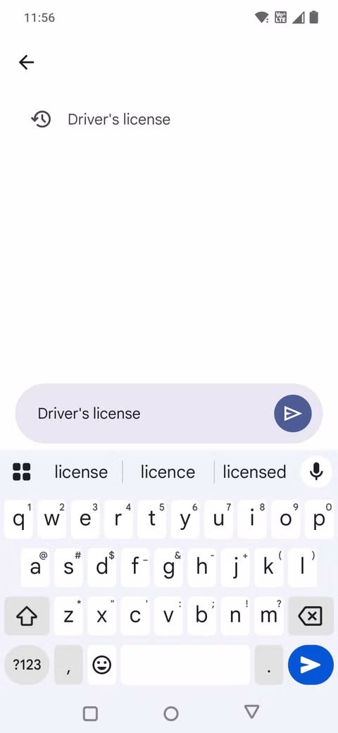 Στιγμιότυπο οθόνης που δείχνει τον τρόπο αναζήτησης στις Φωτογραφίες Google