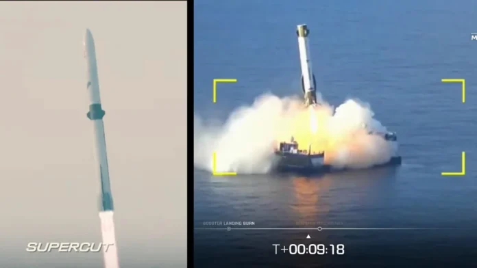 Blue Origin New Glenn Reusable Rocket Landing