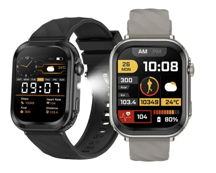 BlitzWolf BW-AT8: smartwatch-πρόκληση με μπαταρία 1000mAh και φακό LED!