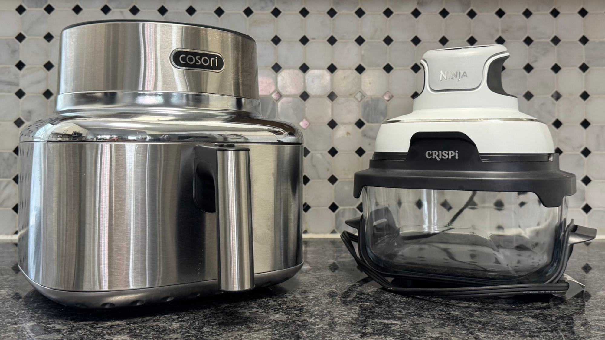 το cosori iconic και το ninja crispi