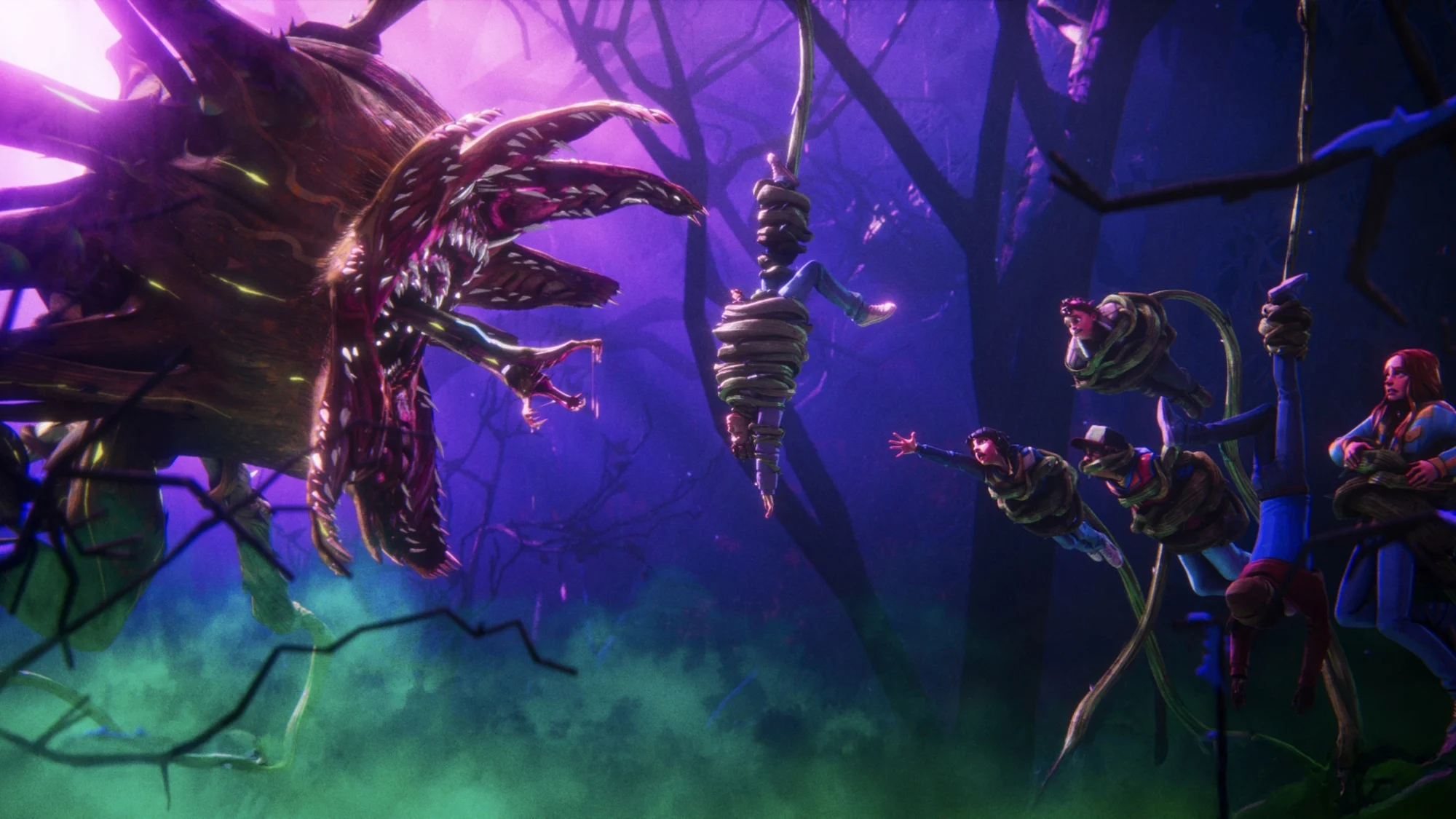 Το Hawkins Party πολεμά ένα τεράστιο τέρας μέσα "Stranger Things: Tales from '85."