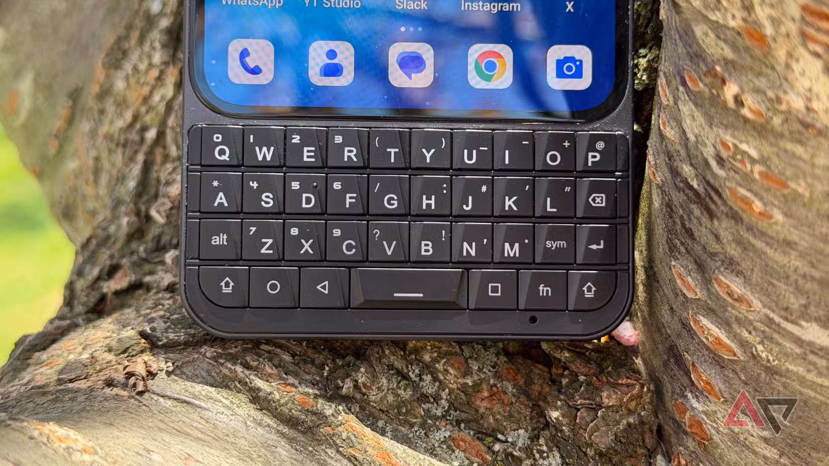 Κοντινό πλάνο πληκτρολογίου του Unihertz Titan 2 Elite