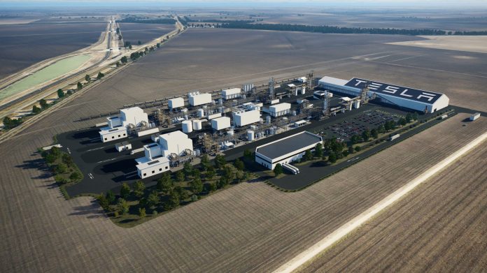 Το διυλιστήριο λιθίου της Tesla κατηγορείται ότι έριξε μαύρα λύματα σε μια τάφρο