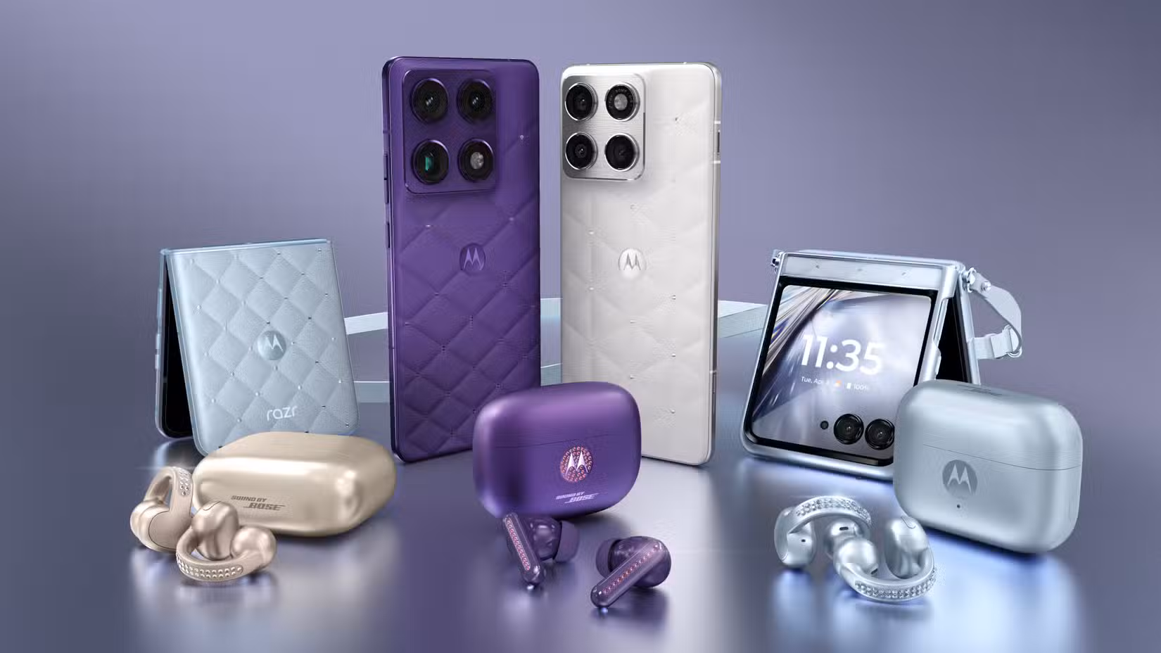 Μια προωθητική εικόνα της συλλογής Motorola Brilliant