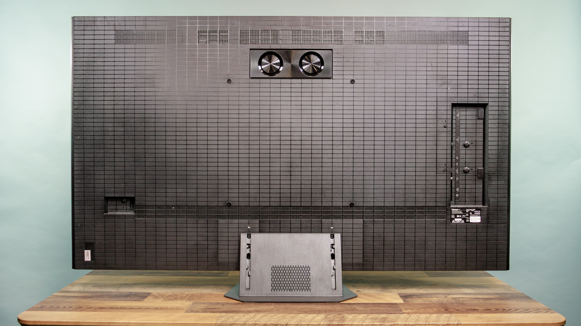 The back of a Hisense UR9 RGB Mini-LED TV