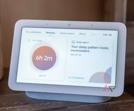 Το Google Nest Hub στο τραπέζι
