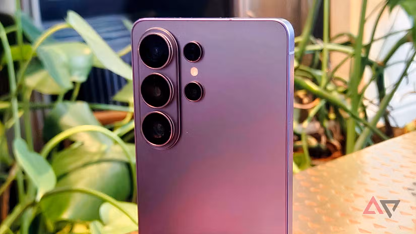 The Samsung Galaxy S26 Ultra's camera bump.