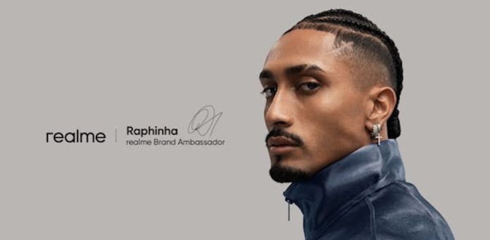 Δελτίο Τύπου - Η realme ανακοινώνει τον Raphinha  ως νέο Brand Ambassador
